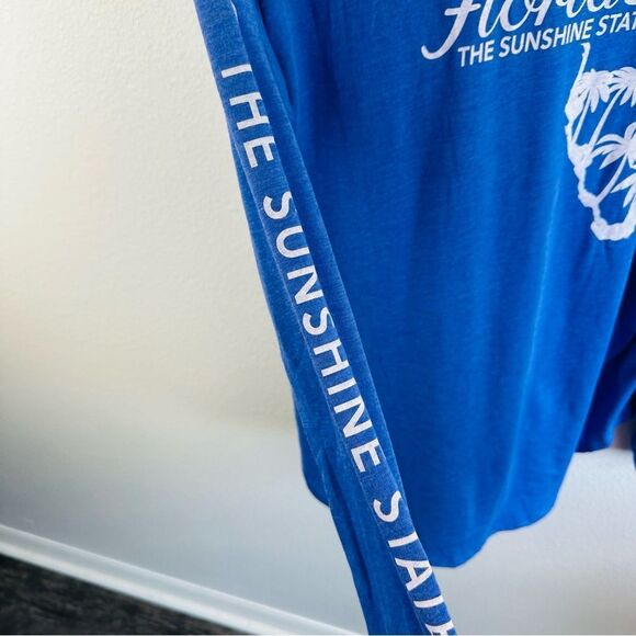 State Of Mine Blue Florida Long Sleeve Tee Size L NWT - Picture 4 of 5